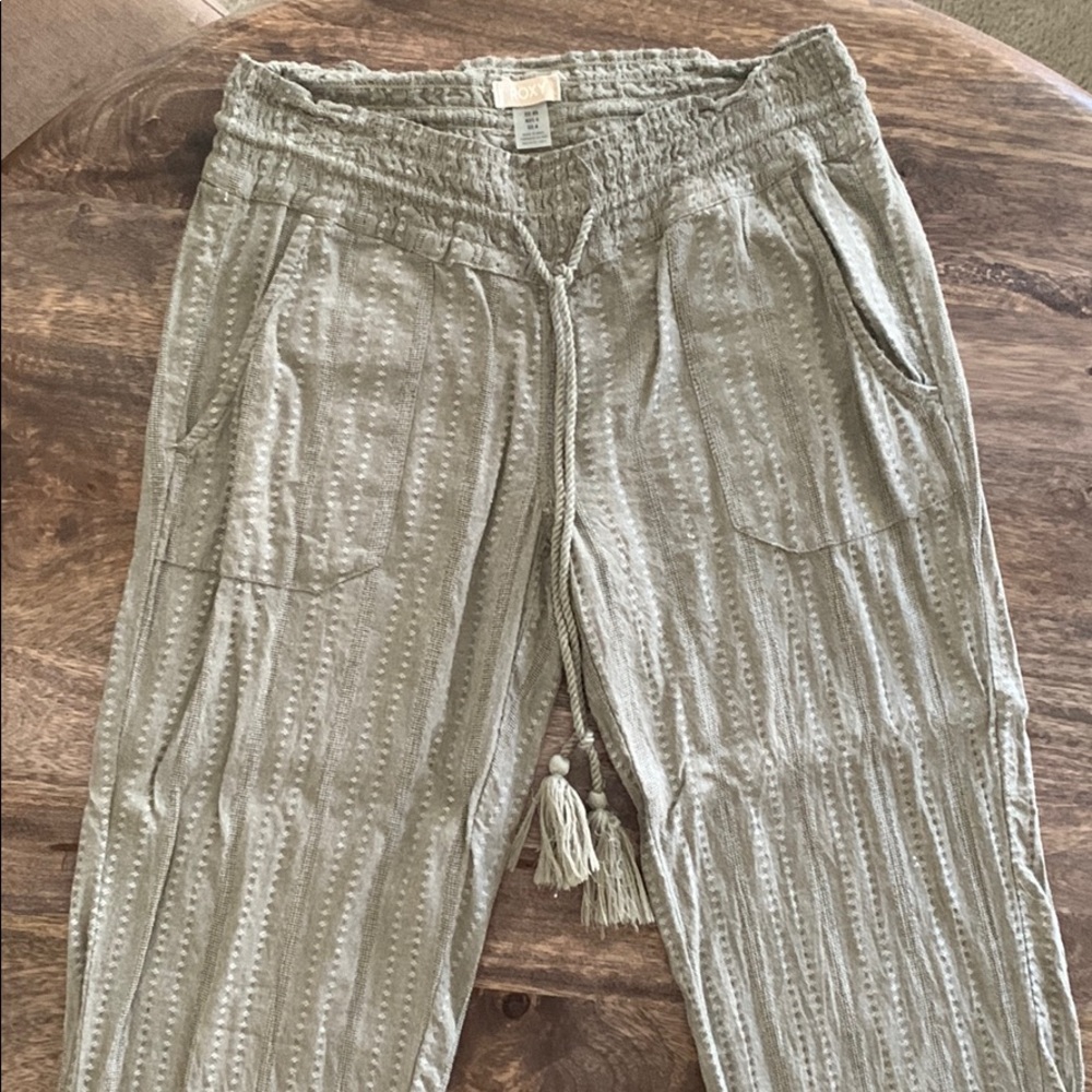 Roxy linen pants
